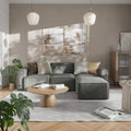 Modern Left Armrest Modular Sectional Sofa Chair