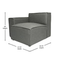 Modern Left Armrest Modular Sectional Sofa Chair