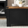 Contemporary Farmhouse Coffee Table Featuring Concealed Storage