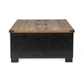 Contemporary Farmhouse Coffee Table Featuring Concealed Storage