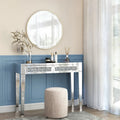 Glamorous Mirrored Console Table with 2 Drawers - Dimensions: 29.92" H x 39.37" W x 13.78" D