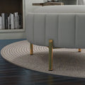Swivel Accent Chair with Ottoman Set and Upholstered Cushion