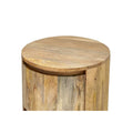 Kingston 18-Inch Round Nightstand with 2 Drawers by Carolina Living