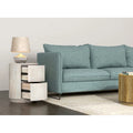 Kingston 18-Inch Round Nightstand with 2 Drawers by Carolina Living