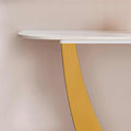 Contemporary Console Table with Elegant Design, Metal Frame, and Adjustable Foot Pads for Entryway