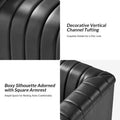Set of 2 Esteban Modern Leather Swivel Barrel Chairs by HULALA HOME