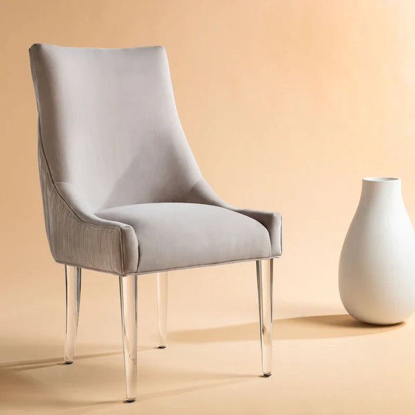 Couture Vesile Acrylic Leg Dining Chair