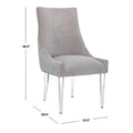 Couture Vesile Acrylic Leg Dining Chair