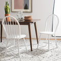 Set of 2 SAFAVIEH Delcie Oval Back Spindle Dining Chairs - Dimensions: 17.9" x 19.7" x 37"