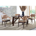 SAFAVIEH Saveta Honey Armchair - Dimensions: 23" W x 22.5" D x 34" H