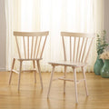 SAFAVIEH Signa Spindle Farmhouse Dining Chair Set (2 Chairs) - Dimensions: 20" W x 20" D x 33" H