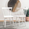 SAFAVIEH Signa Spindle Farmhouse Dining Chair Set (2 Chairs) - Dimensions: 20" W x 20" D x 33" H