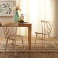 SAFAVIEH Signa Spindle Farmhouse Dining Chair Set (2 Chairs) - Dimensions: 20" W x 20" D x 33" H