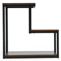 Costway 3-Tier Side Table with Storage Shelf - Versatile Nightstand