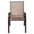 Costway Set of 4 Patio Chairs with Armrests for Garden and Deck - View Details