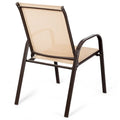 Costway Set of 4 Patio Chairs with Armrests for Garden and Deck - View Details