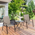 Costway Set of 4 Patio Chairs with Armrests for Garden and Deck - View Details