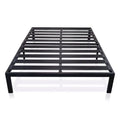Sturdy King Metal Platform Bed Frame with Durable Slats