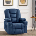 MCombo Compact Power Lift Recliner Chair with Massage and Heat for Seniors, Faux Leather Model 7569
