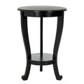 SAFAVIEH Carlotta Grey Pedestal Side Table - Dimensions: 18.1" W x 18.1" D x 26" H