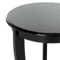 SAFAVIEH Carlotta Grey Pedestal Side Table - Dimensions: 18.1" W x 18.1" D x 26" H
