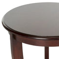 SAFAVIEH Carlotta Grey Pedestal Side Table - Dimensions: 18.1" W x 18.1" D x 26" H