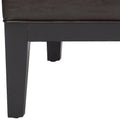 SAFAVIEH Tonja Brown Bicast Leather Rectangular Ottoman