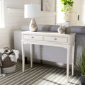 SAFAVIEH Affie 2-Drawer Console Table - Dimensions: 35.5" W x 13" D x 29.5" H