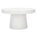 SAFAVIEH Berenice Round Coffee Table - Paper Mache - Dimensions: 31.6" W x 31.6" L x 17.8" H