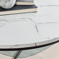 SAFAVIEH Alverda Marble Coffee Table - Dimensions: 35" W x 35" D x 19" H