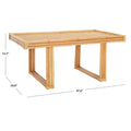 SAFAVIEH Gerdhilde Tropical Boho Coastal Rattan Rectangle Coffee Table - 47" W x 24" D x 18" H