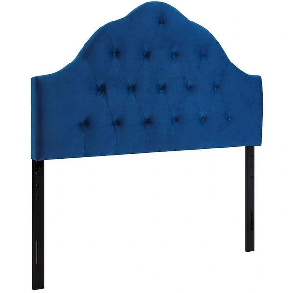 Carson Carrington Labbsand Twin Velvet Headboard with Diamond Tufting