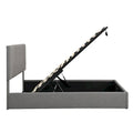 Upholstered Platform Bed with Lift-Up Storage - Full/Queen Size