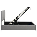 Upholstered Platform Bed with Lift-Up Storage - Full/Queen Size