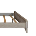 Belmar King Upholstered Bed in Washed Taupe and Silver Champagne