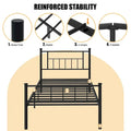Futzca Bed Frame Featuring Headboard and Footboard