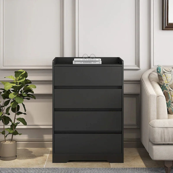 4-Drawer Freestanding Storage Chest – Versatile Dresser for Bedroom, Living Room, Closet, or Office
