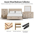 Drayden Transitional Solid Wood 7-Drawer Dresser with Metal Legs by Furniture of America
