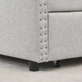 Upholstered Tufted Queen Size Daybed Sofa Bed with Storage Drawers