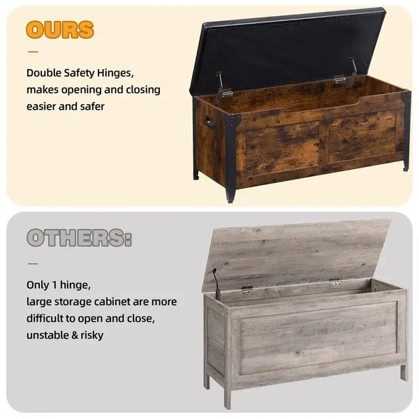 Angle Iron Storage Stool with Box Design