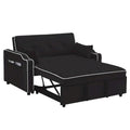 3-in-1 Modern Velvet Sleeper Sofa Bed: Convertible Loveseat with Pull-Out Bed