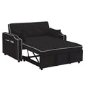3-in-1 Modern Velvet Sleeper Sofa Bed: Convertible Loveseat with Pull-Out Bed