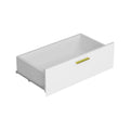 Elegant 6-Drawer Double Dresser with Gold Accents for Stylish Bedroom Storage