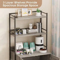 Cat Litter Box Cabinet with Shelving Storage