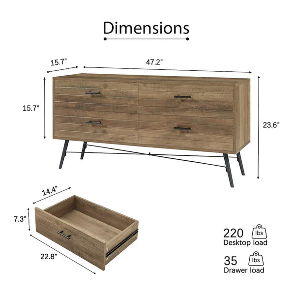 Four-Drawer Storage Chest