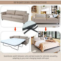 80.7-Inch 2-in-1 Sofa Bed with Spacious Mattress