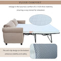 80.7-Inch 2-in-1 Sofa Bed with Spacious Mattress