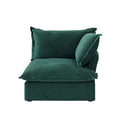 Modern L-Shaped Sectional Sofa with Chaise Ottoman - Deep and Comfortable Modular Design