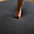 90.2-Inch Curved Velvet Half Moon Sofa for Living Room