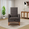 Ergonomic High Back Rocking Chair with Adjustable Footrest